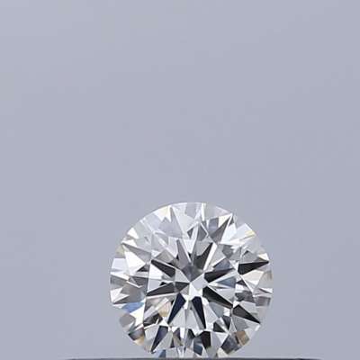 Certified Diamond IGI Carats 0.18 Color E Clarity VVS2  EX  EX  EX Fluorescence NON Brown No Green No Milky No EyeClean 100%