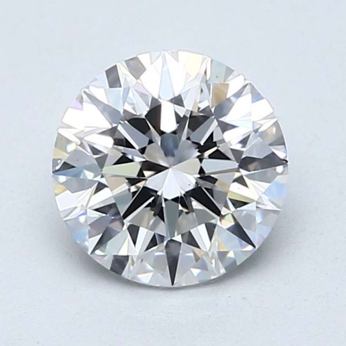 Certified Diamond GIA Carats 1.5 Color F Clarity VS2  EX  EX  EX Fluorescence NON Brown No Green No Milky No EyeClean 100%