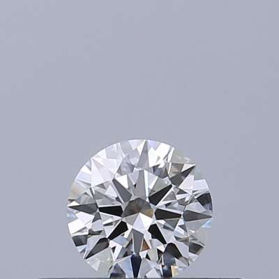 Certified Diamond GIA Carats 0.25 Color D Clarity VVS1  EX  EX  EX Fluorescence FNT Brown No Green No Milky No EyeClean 100%