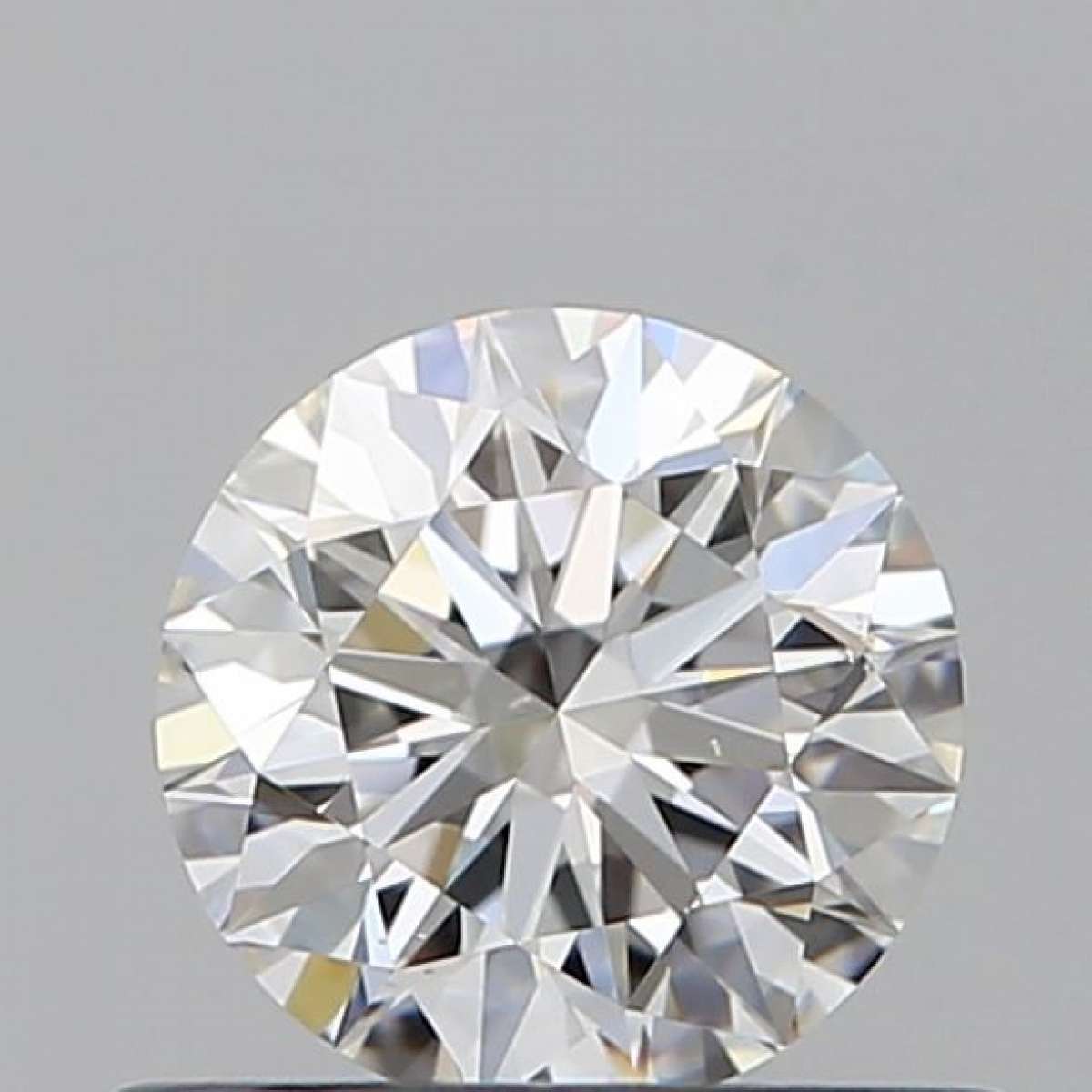 Certified Diamond GIA Carats 0.55 Color F Clarity VS2  EX  EX  EX Fluorescence NON Brown No Green No Milky No EyeClean 100%
