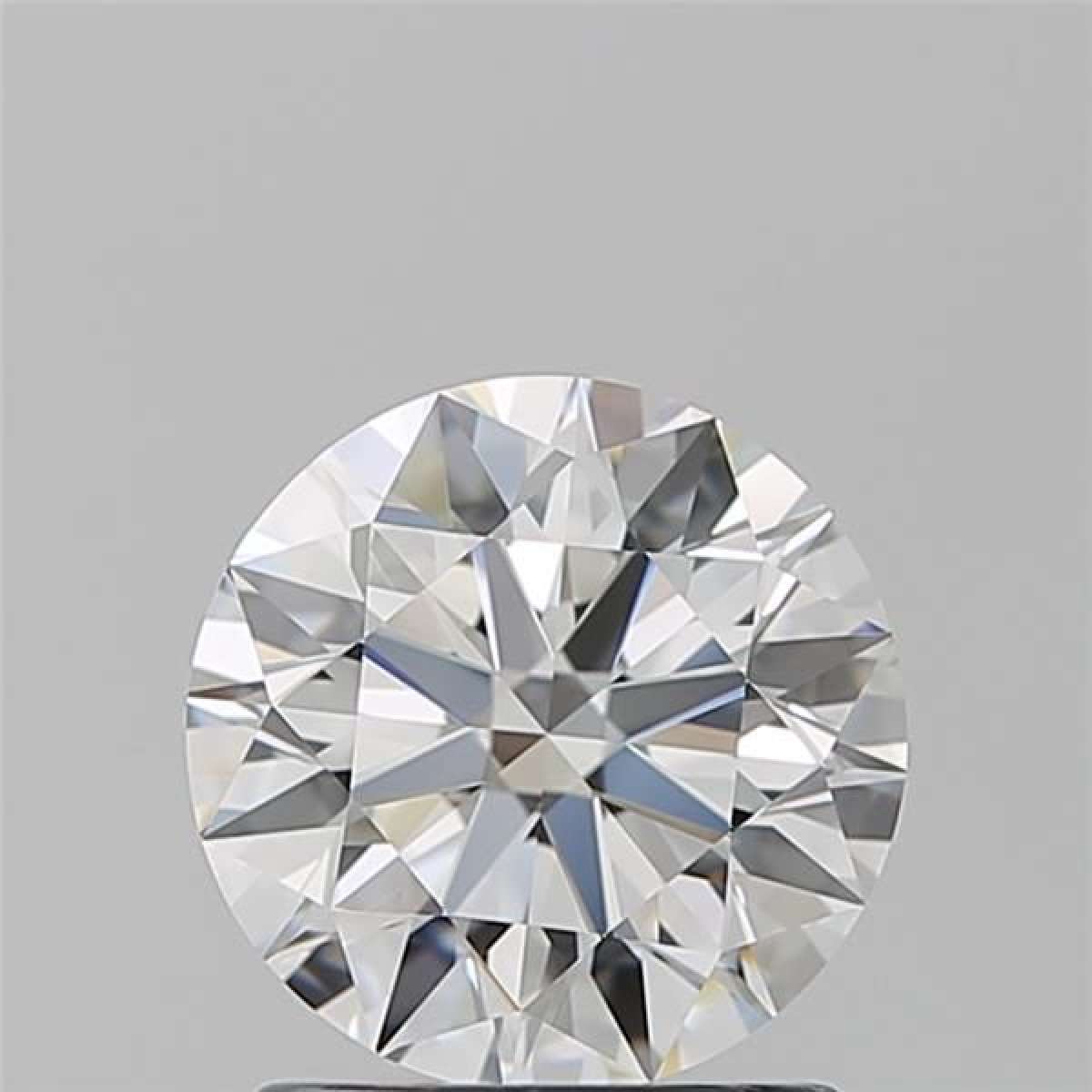 Certified Diamond GIA Carats 1.5 Color F Clarity VVS2  EX  EX  EX Fluorescence NON Brown No Milky No EyeClean 100%