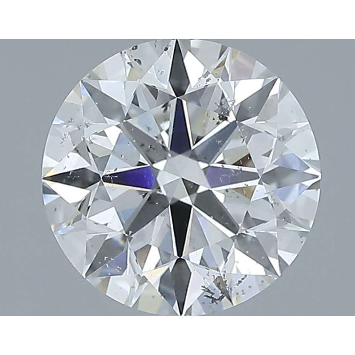 Certified Diamond GIA Carats 1.2 Color H Clarity SI2  EX  EX  EX Fluorescence FNT Brown No Milky No EyeClean 100%