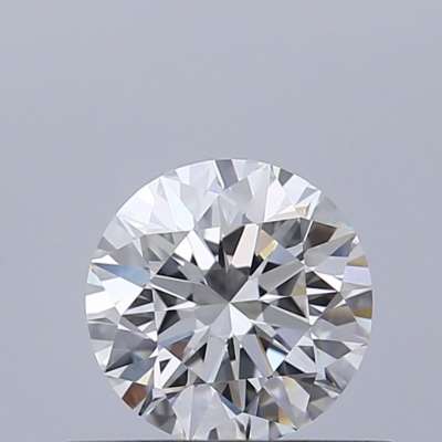 Certified Diamond GIA Carats 0.5 Color E Clarity VVS2  EX  EX  EX Fluorescence NON Brown No Green No Milky No EyeClean 100%