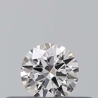 Certified Diamond GIA Carats 0.18 Color D Clarity VVS1  EX  EX  EX Fluorescence FNT Brown No Green No Milky No EyeClean 100%