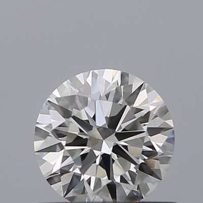 Certified Diamond GIA Carats 0.52 Color F Clarity VVS2  EX  EX  EX Fluorescence NON Brown No Milky No EyeClean 100%
