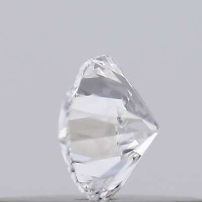 Certified Diamond GIA Carats 0.15 Color D Clarity VS2  EX  EX  EX Fluorescence FNT Brown No Green No Milky No EyeClean 100%