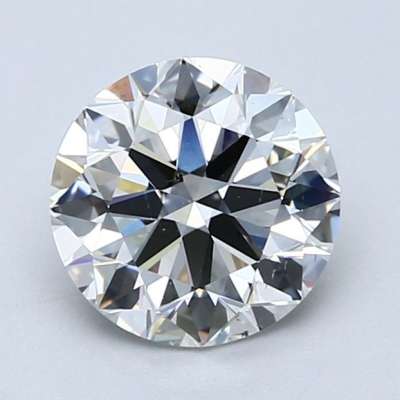 Certified Diamond GIA Carats 1.81 Color H Clarity SI1  EX  EX  EX Fluorescence NON Brown No Green No Milky No EyeClean 100%