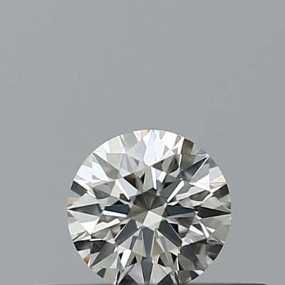 Certified Diamond IGI Carats 0.19 Color F Clarity VVS1  EX  EX  EX Fluorescence NON Brown No Milky No EyeClean 100%