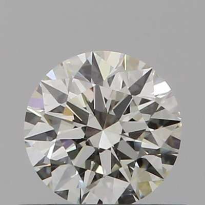 Certified Diamond IGI Carats 0.45 Color H Clarity VVS2  EX  EX  EX Fluorescence NON Brown No Green No Milky No EyeClean 100%