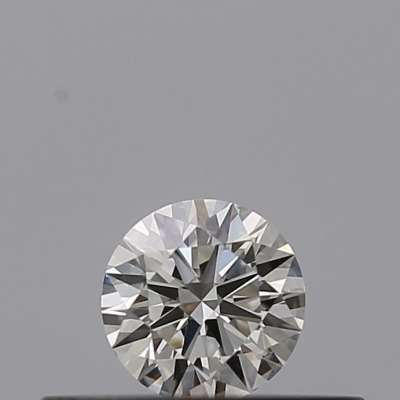 Diamante Certificato GIA Carati 0.18 Colore G Purezza VVS2  EX  EX  EX Fluorescenza NON Brown No Milky No EyeClean 100%
