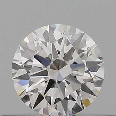 Certified Diamond GIA Carats 0.37 Color E Clarity VVS2  EX  EX  EX Fluorescence FNT Brown No Green No Milky No EyeClean 100%