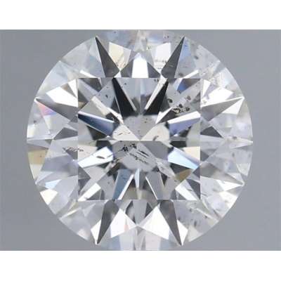 Certified Diamond GIA Carats 1.08 Color F Clarity SI2  EX  EX  EX Fluorescence NON Brown No Green No Milky No EyeClean 100%