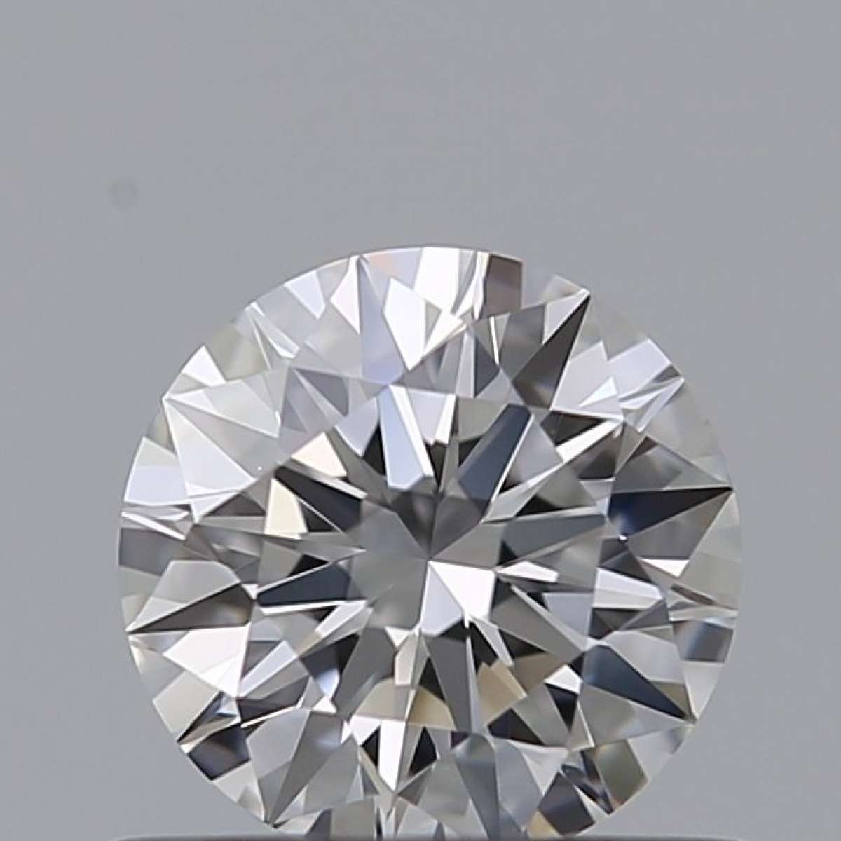 Certified Diamond GIA Carats 0.57 Color F Clarity VVS1  EX  EX  EX Fluorescence MED Brown No Milky No EyeClean 100%