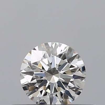 Certified Diamond GIA Carats 0.26 Color F Clarity VVS2  EX  EX  EX Fluorescence FNT Brown No Green No Milky No EyeClean 100%