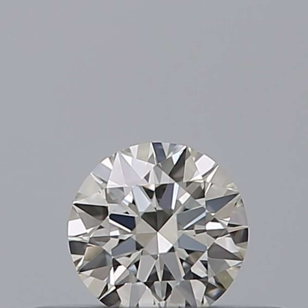 Diamante Certificato GIA Carati 0.19 Colore H Purezza VVS1  EX  EX  EX Fluorescenza FNT Brown No Milky No EyeClean 100%