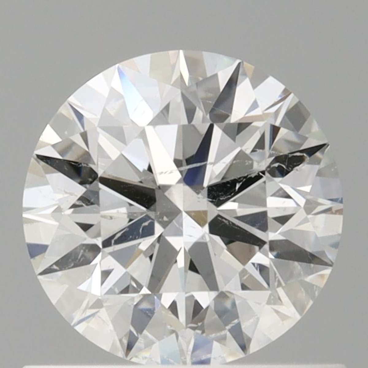 Certified Diamond GIA Carats 0.77 Color F Clarity SI2  EX  EX  EX Fluorescence FNT Brown No Green No Milky No EyeClean 100%