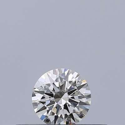 Certified Diamond IGI Carats 0.18 Color G Clarity VVS1  EX  EX  EX Fluorescence NON Brown No Milky No EyeClean 100%