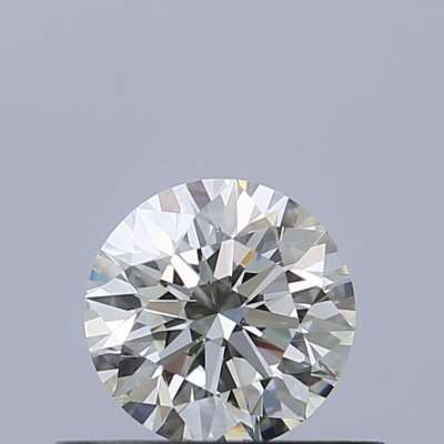 Certified Diamond IGI Carats 0.42 Color H Clarity IF  EX  EX  EX Fluorescence NON Brown No Milky No EyeClean 100%