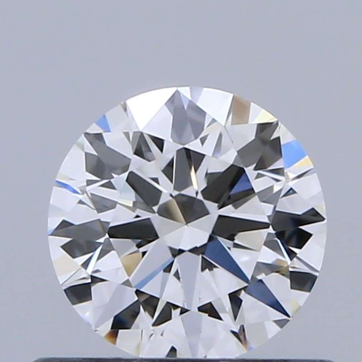 Certified Diamond GIA Carats 0.5 Color F Clarity VVS1  EX  EX  EX Fluorescence NON Brown No Milky No EyeClean 100%