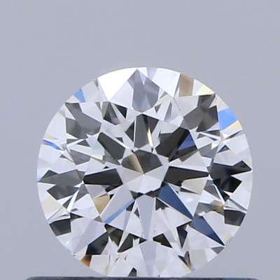 Certified Diamond GIA Carats 0.5 Color F Clarity VVS1  EX  EX  EX Fluorescence NON Brown No Milky No EyeClean 100%
