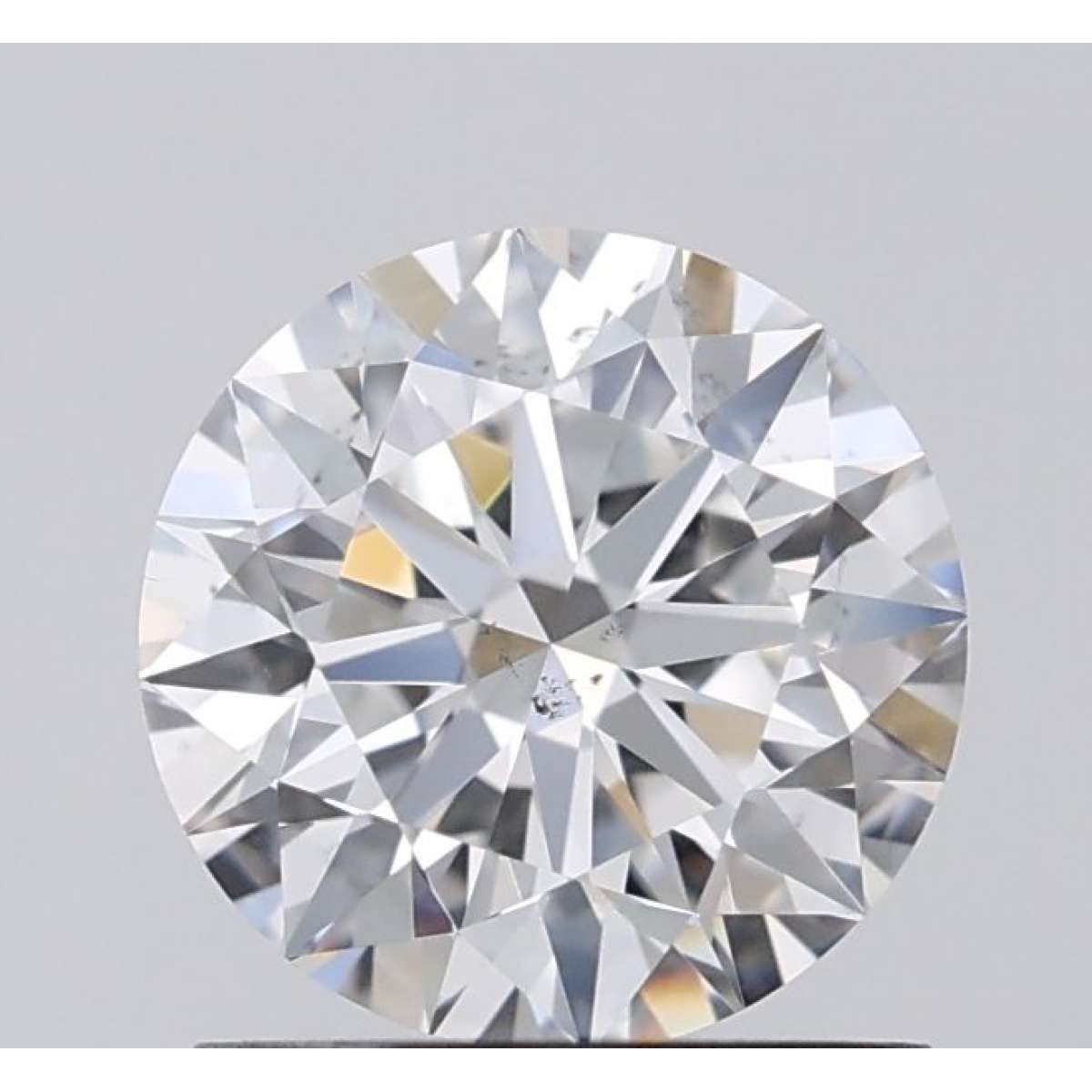 Certified Diamond GIA Carats 1.06 Color F Clarity SI1  EX  EX  EX Fluorescence NON Brown No Green No Milky No EyeClean 100%