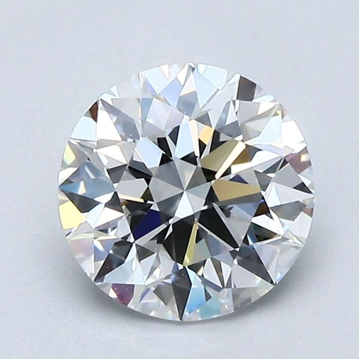 Certified Diamond GIA Carats 1.53 Color F Clarity VS2  EX  EX  EX Fluorescence NON Brown No Green No Milky No EyeClean 100%