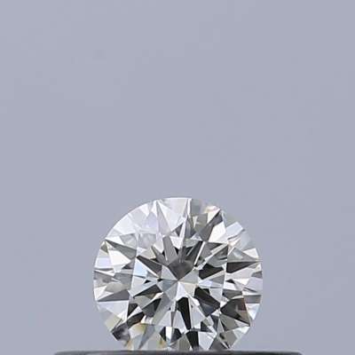 Certified Diamond IGI Carats 0.19 Color F Clarity VVS1  EX  EX  EX Fluorescence NON Brown No Milky No EyeClean 100%