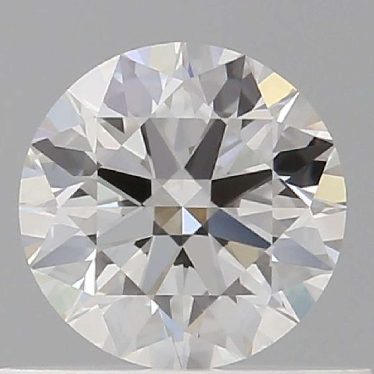 Certified Diamond GIA Carats 0.53 Color F Clarity VVS1  EX  EX  EX Fluorescence FNT Brown No Green No Milky No EyeClean 100%