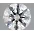 Certified Diamond GIA Carats 0.57 Color F Clarity VVS1  EX  EX  EX Fluorescence MED Brown No Green No Milky No EyeClean 100%