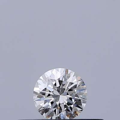 Certified Diamond IGI Carats 0.18 Color F Clarity VVS1  EX  EX  EX Fluorescence NON Brown No Milky No EyeClean 100%