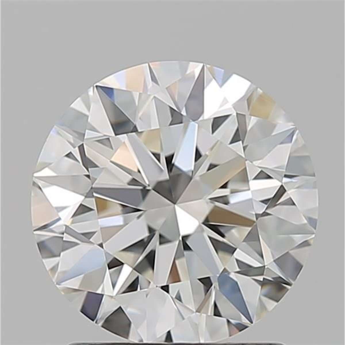 Certified Diamond GIA Carats 1.7 Color H Clarity VVS2  EX  EX  EX Fluorescence NON Brown No Milky No EyeClean 100%
