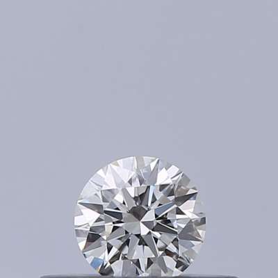 Certified Diamond IGI Carats 0.18 Color F Clarity VVS1  EX  EX  EX Fluorescence NON Brown No Milky No EyeClean 100%