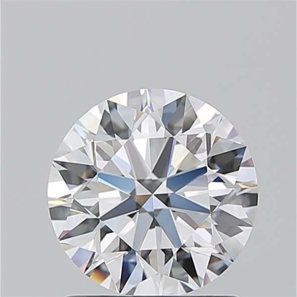 Certified Diamond GIA Carats 1.41 Color F Clarity VVS2  EX  EX  EX Fluorescence NON Brown No Milky No EyeClean 100%
