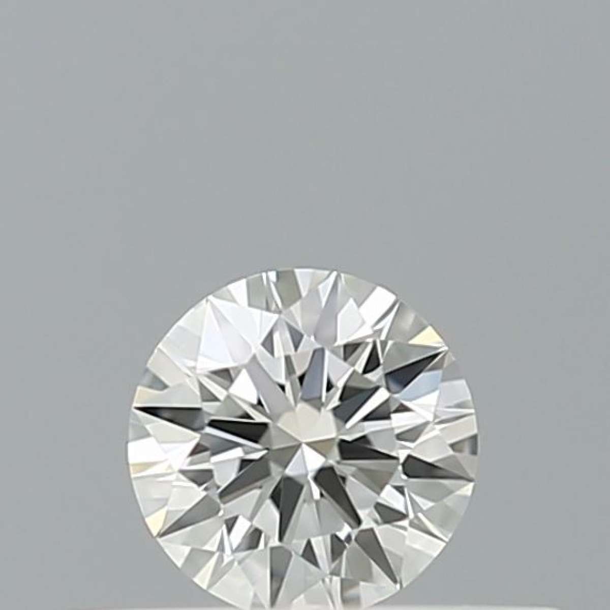 Diamante Certificato GIA Carati 0.19 Colore H Purezza VVS1  EX  EX  EX Fluorescenza NON Brown No Milky No EyeClean 100%