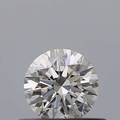 Certified Diamond GIA Carats 0.39 Color H Clarity IF  EX  VG  EX Fluorescence NON Brown No Milky No EyeClean 100%