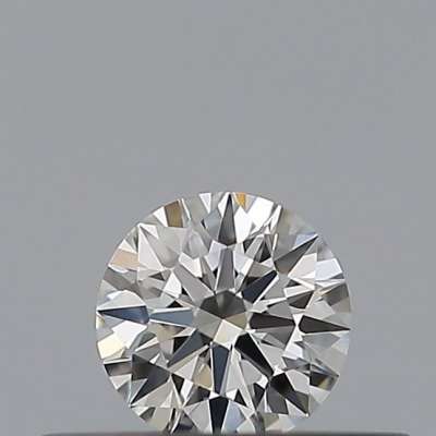Certified Diamond GIA Carats 0.19 Color E Clarity VS1  EX  EX  EX Fluorescence NON Brown No Green No Milky No EyeClean 100%