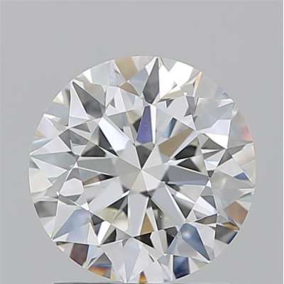 Certified Diamond GIA Carats 1.7 Color H Clarity VS2  EX  EX  EX Fluorescence NON Brown No Milky No EyeClean 100%