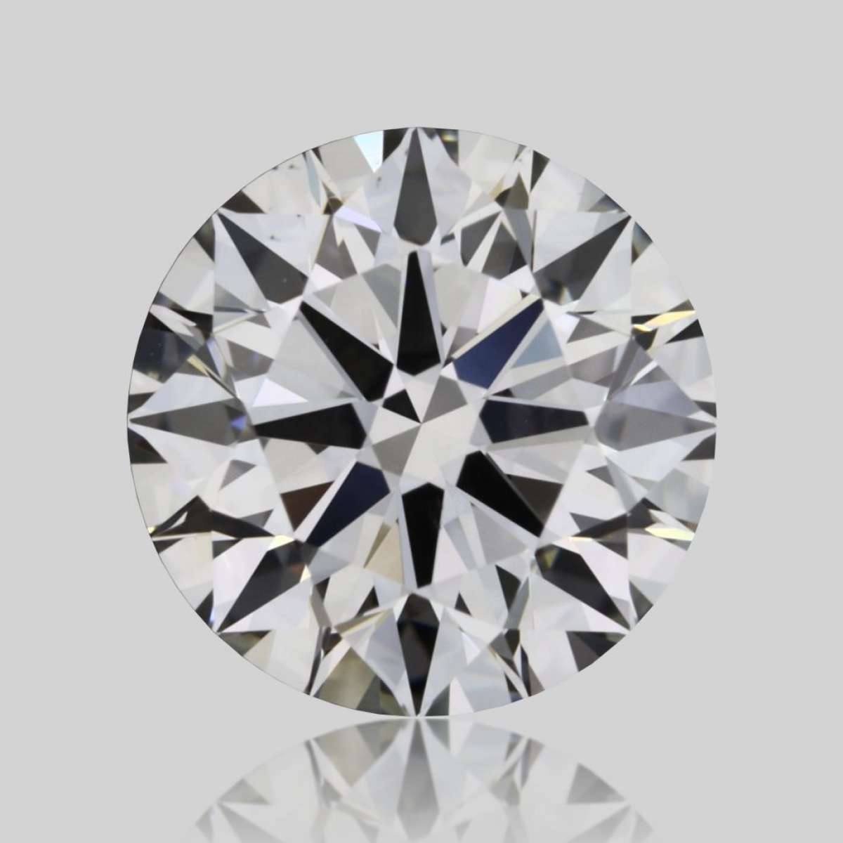 Certified Diamond GIA Carats 0.61 Color H Clarity VS2  EX  EX  EX Fluorescence NON Brown No Green No Milky No EyeClean 100%