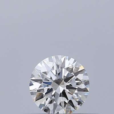 Certified Diamond GIA Carats 0.26 Color F Clarity VVS1  EX  EX  EX Fluorescence NON Brown No Milky No EyeClean 100%