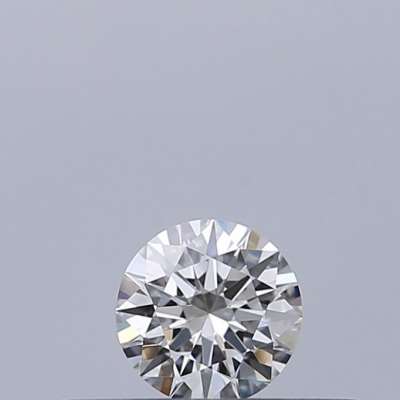 Certified Diamond IGI Carats 0.18 Color F Clarity VVS2  EX  EX  EX Fluorescence NON Brown No Milky No EyeClean 100%
