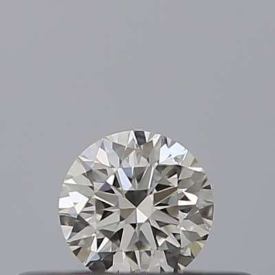 Certified Diamond IGI Carats 0.18 Color G Clarity VVS1  EX  EX  EX Fluorescence NON Brown No Milky No EyeClean 100%