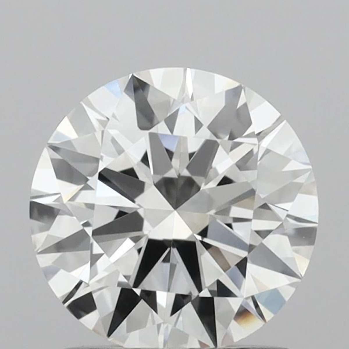 Certified Diamond GIA Carats 1.01 Color F Clarity VVS2  EX  EX  EX Fluorescence NON Brown No Green No Milky No EyeClean 100%