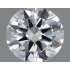 Certified Diamond GIA Carats 0.35 Color F Clarity VVS2  EX  EX  EX Fluorescence NON Brown No Green No Milky No EyeClean 100%