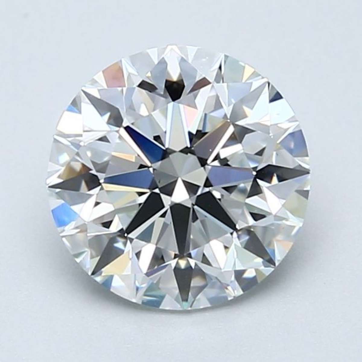 Diamante Certificato GIA Carati 1.9 Colore F Purezza VS1  EX  EX  EX Fluorescenza NON Brown No Green No Milky No EyeClean 100%