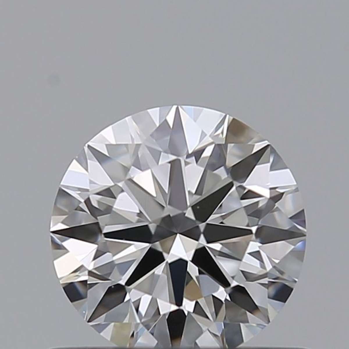 Certified Diamond GIA Carats 0.57 Color F Clarity VVS2  EX  EX  EX Fluorescence FNT Brown No Milky No EyeClean 100%