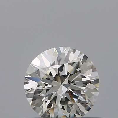 Certified Diamond IGI Carats 0.42 Color H Clarity IF  EX  EX  EX Fluorescence NON Brown No Milky No EyeClean 100%