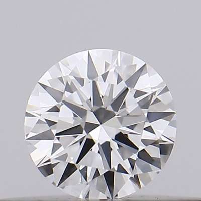 Certified Diamond GIA Carats 0.19 Color E Clarity VS2  EX  EX  EX Fluorescence NON Brown No Green No Milky No EyeClean 100%