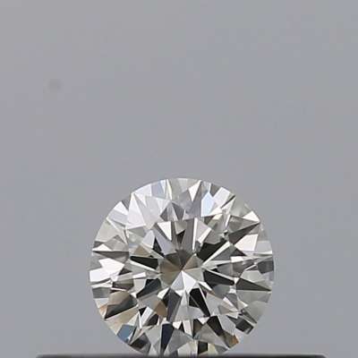 Certified Diamond IGI Carats 0.19 Color G Clarity VVS1  EX  EX  EX Fluorescence NON Brown No Milky No EyeClean 100%