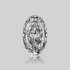 Certified Diamond GIA Carats 0.5 Color D Clarity VVS2  -  EX  VG Fluorescence FNT Brown No Green No Milky No EyeClean 100%