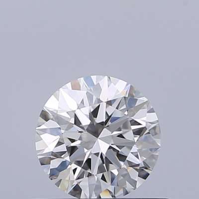 Certified Diamond GIA Carats 0.53 Color E Clarity VVS1  EX  EX  EX Fluorescence MED Brown No Green No Milky No EyeClean 100%